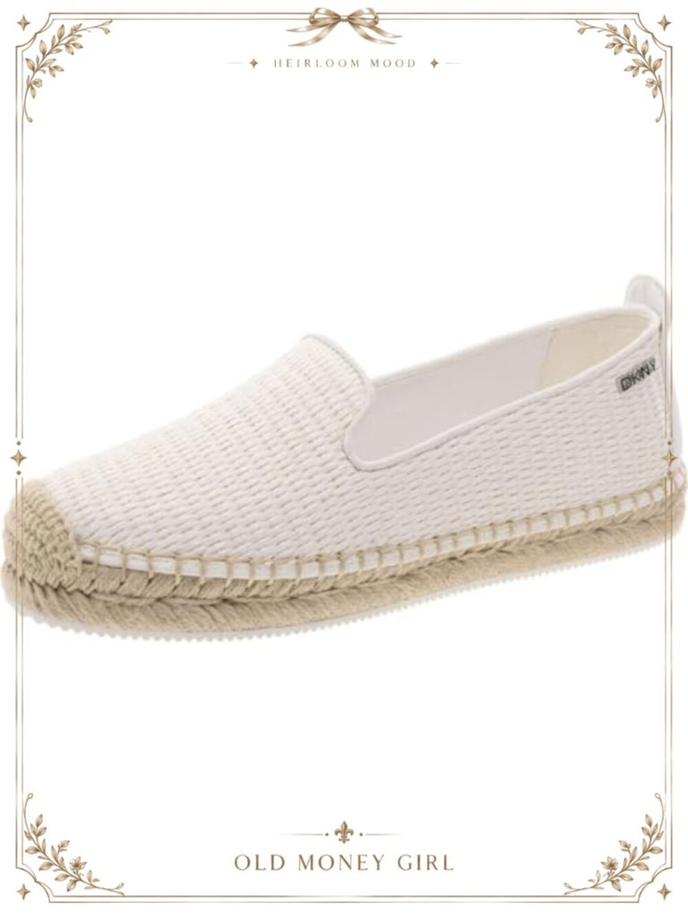 Mallandra Espadrille Closed Toe Sandal Mule Slip-On